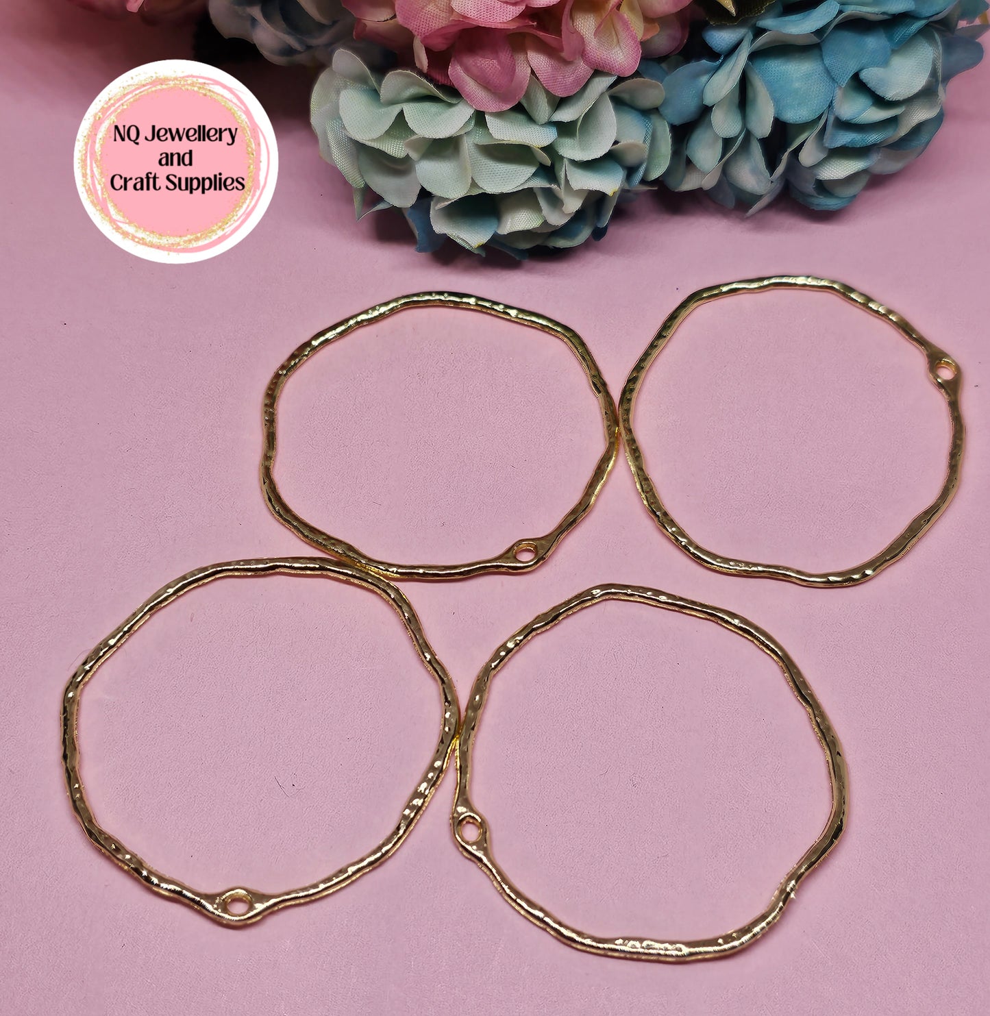 BEZELS Open Pendants Frame GOLDEN & PLATINUM Alloy - DIY Epoxy / UV Resin, Pressed Flowers