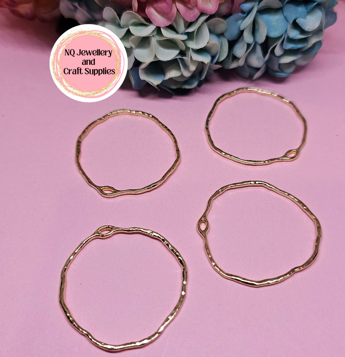 BEZELS Open Pendants Frame GOLDEN & PLATINUM Alloy - DIY Epoxy / UV Resin, Pressed Flowers