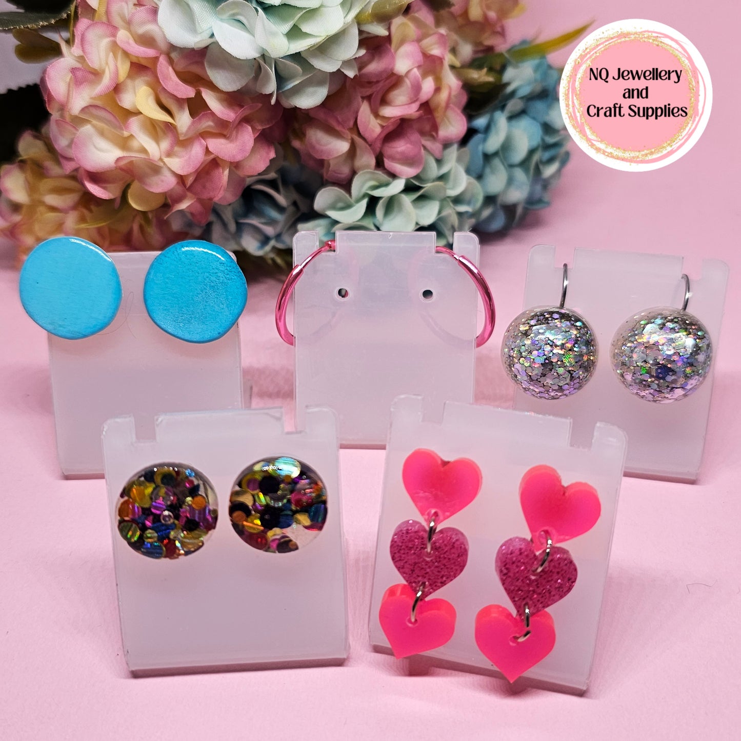 Acrylic Earring Holder for Studs or Dangles Market Displays Photography Prop