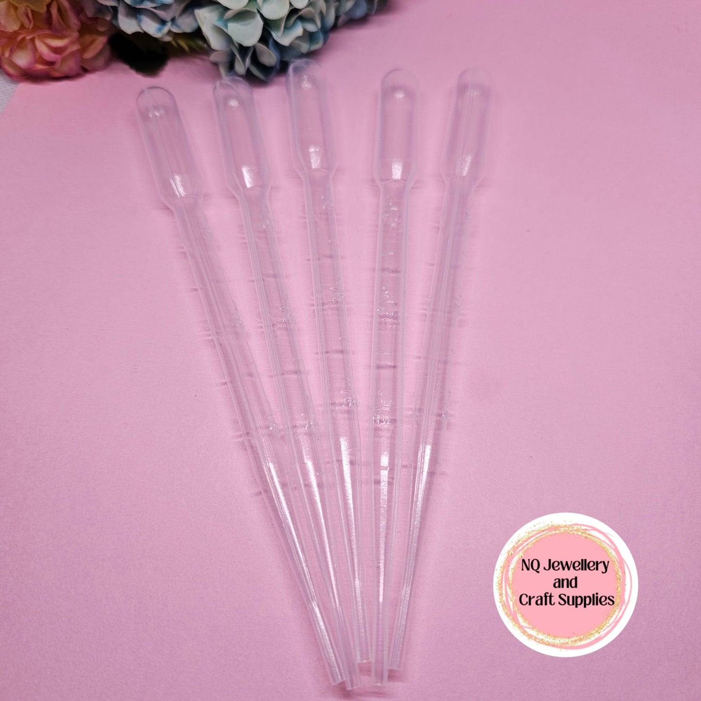 Pipette - Plastic 3mls - PACK OF 5 OR 10 Measuring Tool for Liquids/Fluids