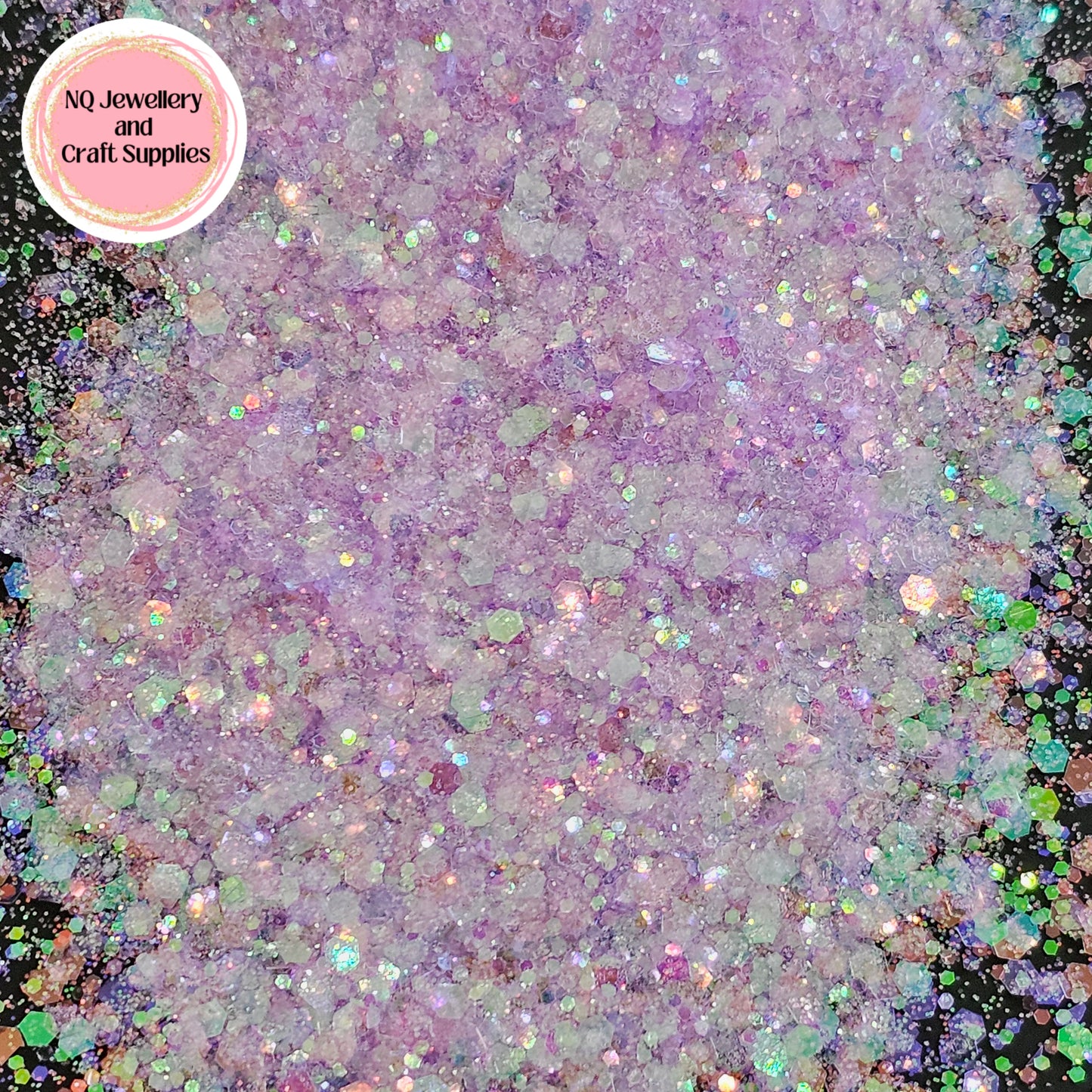 Lavender Opalescence Holographic Glitter / Mixed Size - 20g 56g Bags
