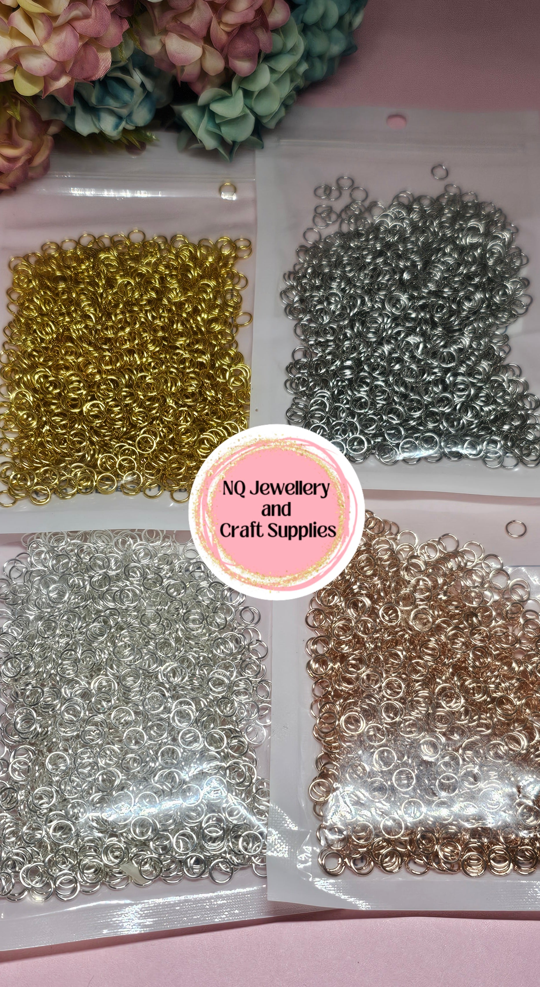 Jump Rings IRON WHOLESALE BULK Purchase Australian Distributor