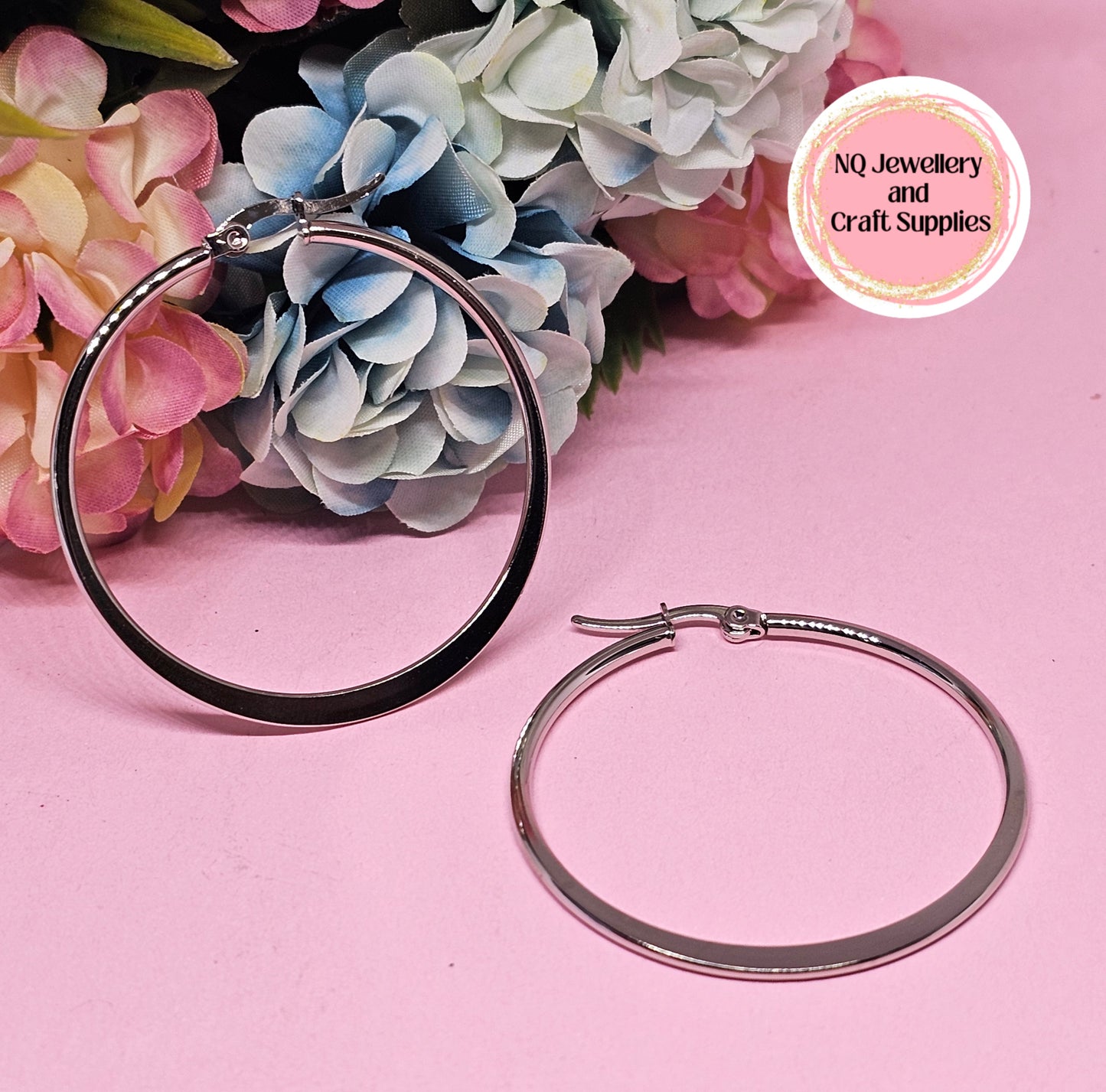Hoop Earring 304 Stainless Steel 45mm