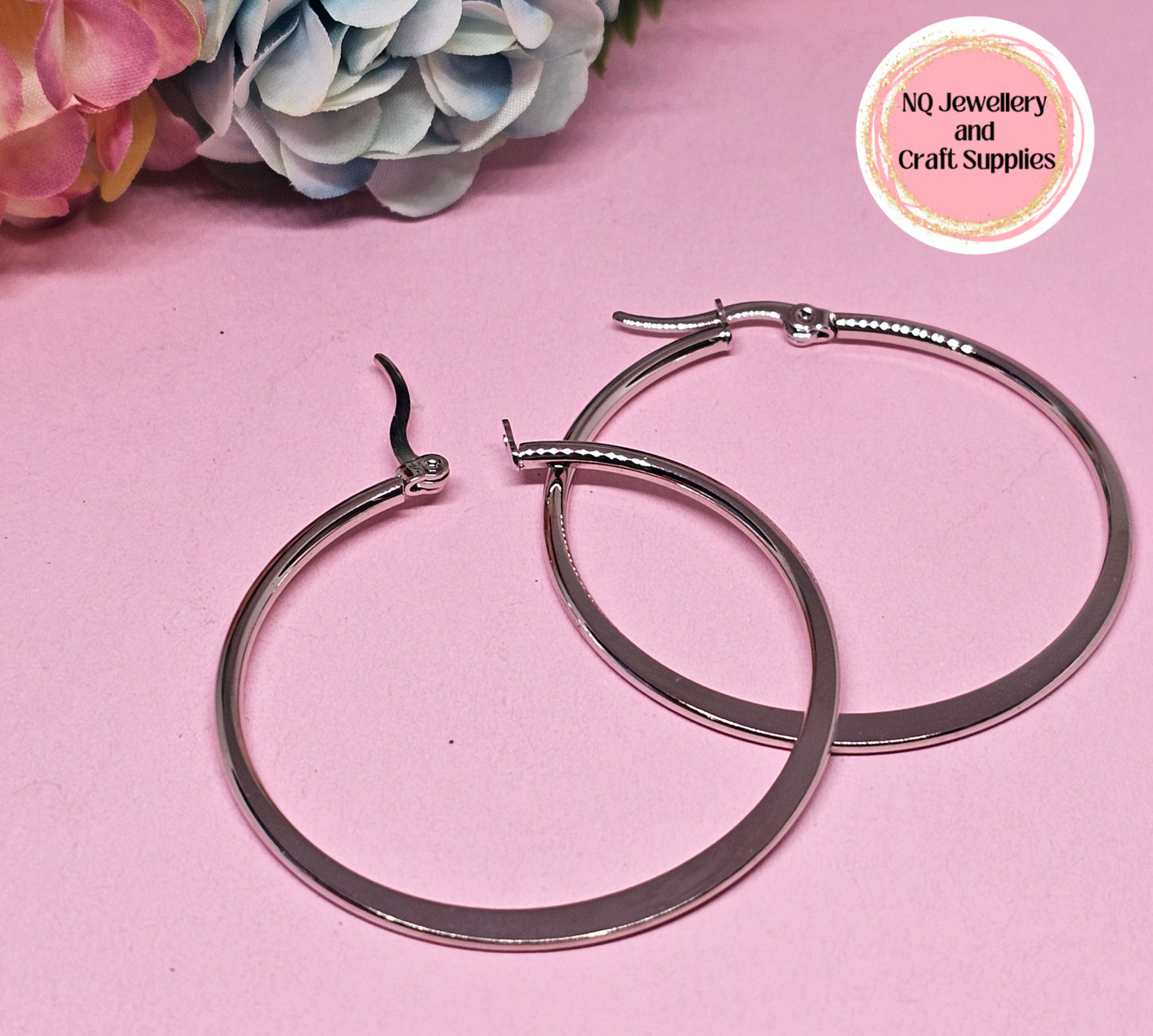 Hoop Earring 304 Stainless Steel 45mm