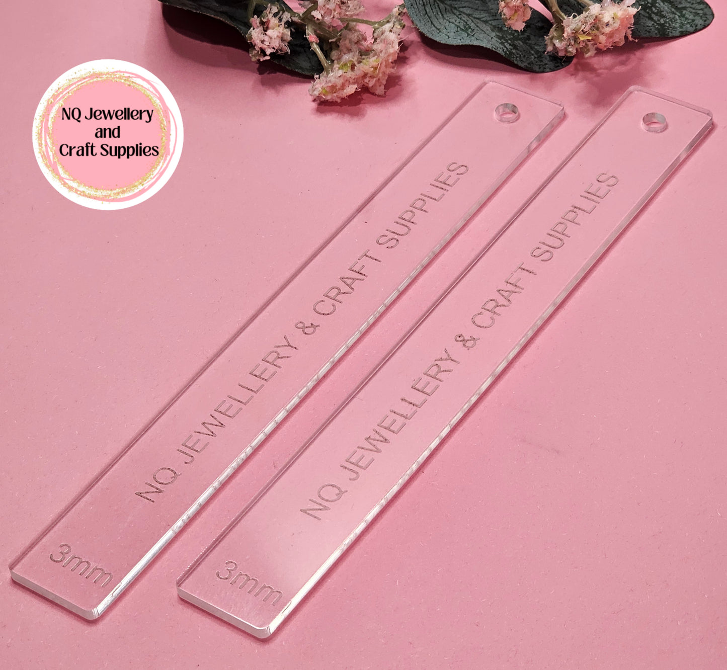 Depth Guides for Polymer Clay / 1 pair / Fondant / Thickness Guides