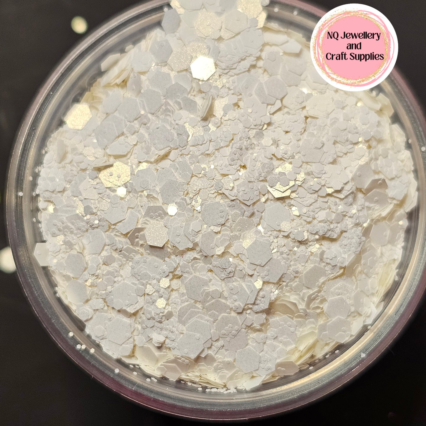 WHITEHAVEN BEACH GLITTER / Mixed Chunky Sized Glitter - 20g 50g Bags
