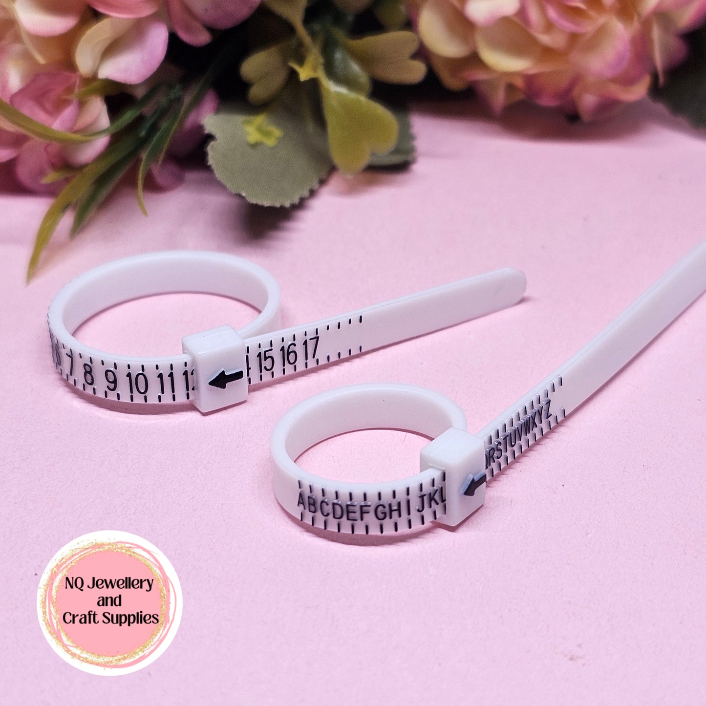RING SIZE FINGER MEASURING TOOL FINGER GAUGE MEASUREMENT AUS/UK & US/CANADA