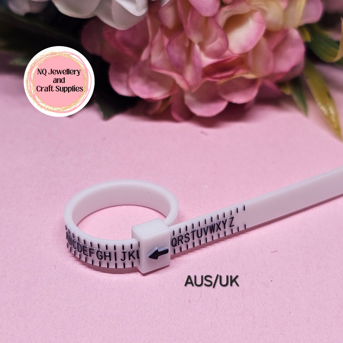 RING SIZE FINGER MEASURING TOOL FINGER GAUGE MEASUREMENT AUS/UK & US/CANADA