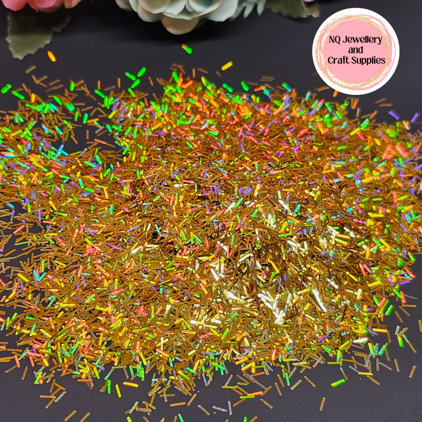 TINSEL GOLD Holographic Glitter / GOLD RUSH - 20g 50g Bags