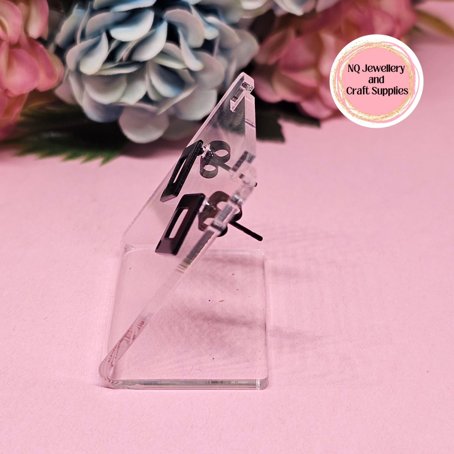 RHOMBUS / Square Diamond Shaped Stainless Steel Stud Earring Findings Decorative 5 Pairs (10pcs) 304 Stainless Steel