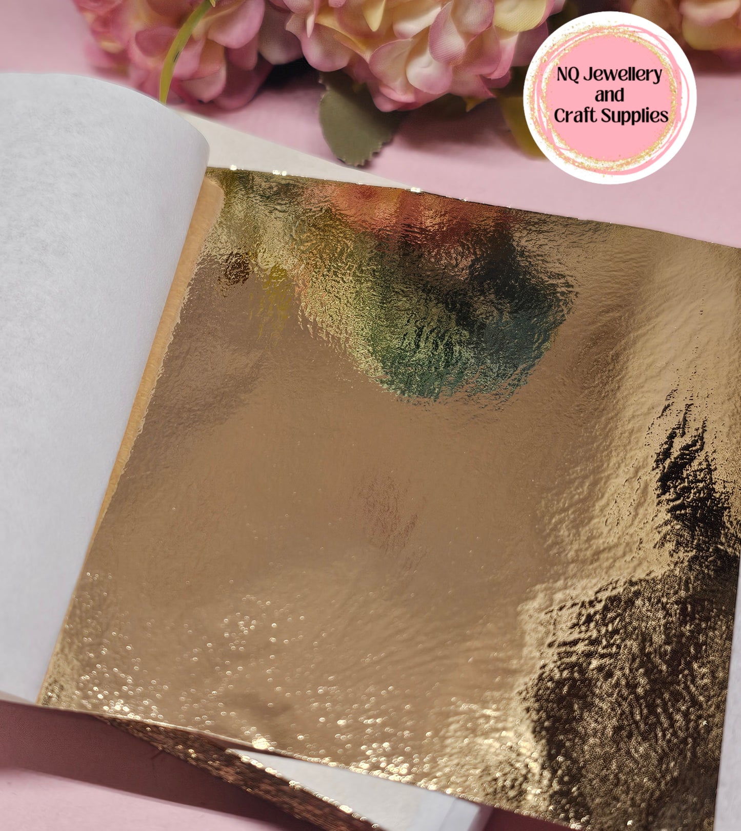 Coloured & Metallic Leaf Foils 10 Sheets for Resin / Polymer Clay / Nail Art / Artwork / Acrylic Resin BULK PURCHASE AVAILABLE