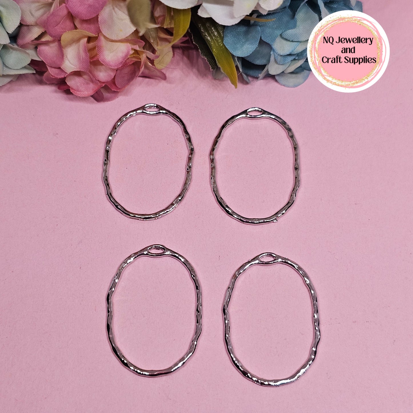 BEZELS Open Pendants Frame GOLDEN & PLATINUM Alloy - DIY Epoxy / UV Resin, Pressed Flowers