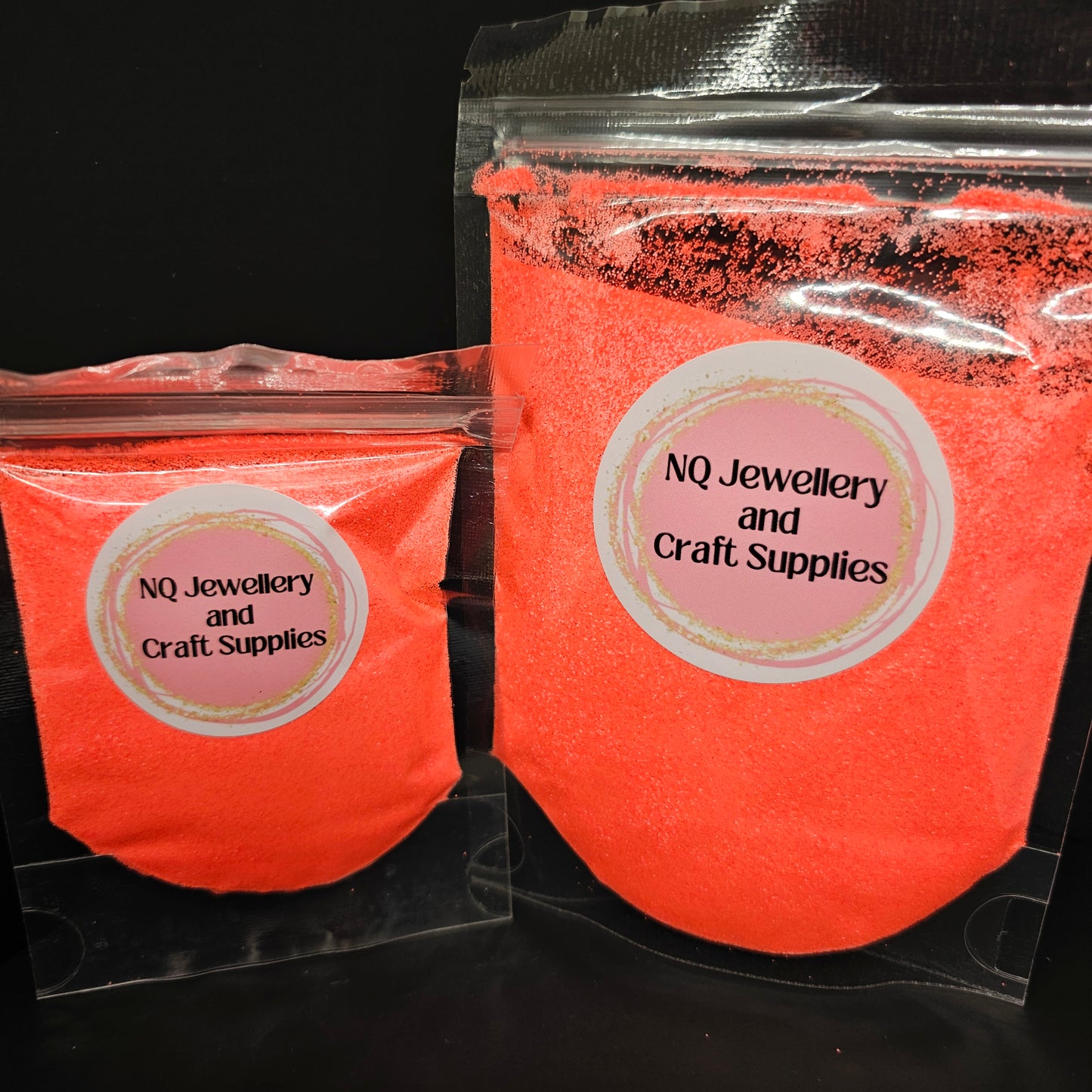NEON FLAMINGO Red Ultra Fine Glitter 1/128 0.2mm 20g & 50g