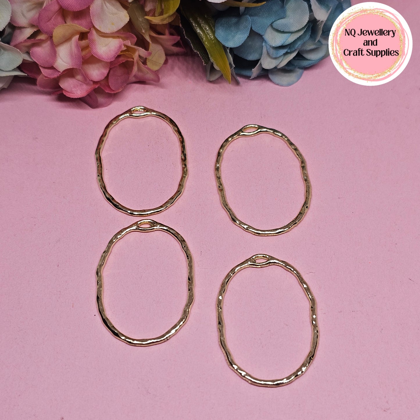 BEZELS Open Pendants Frame GOLDEN & PLATINUM Alloy - DIY Epoxy / UV Resin, Pressed Flowers
