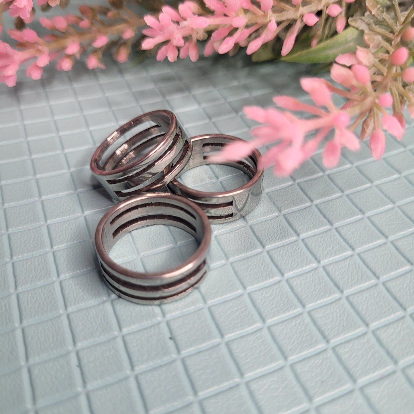 Stainless Steel OR Brass Slotted Jewellery Jump Ring Open / Close Tool for finger