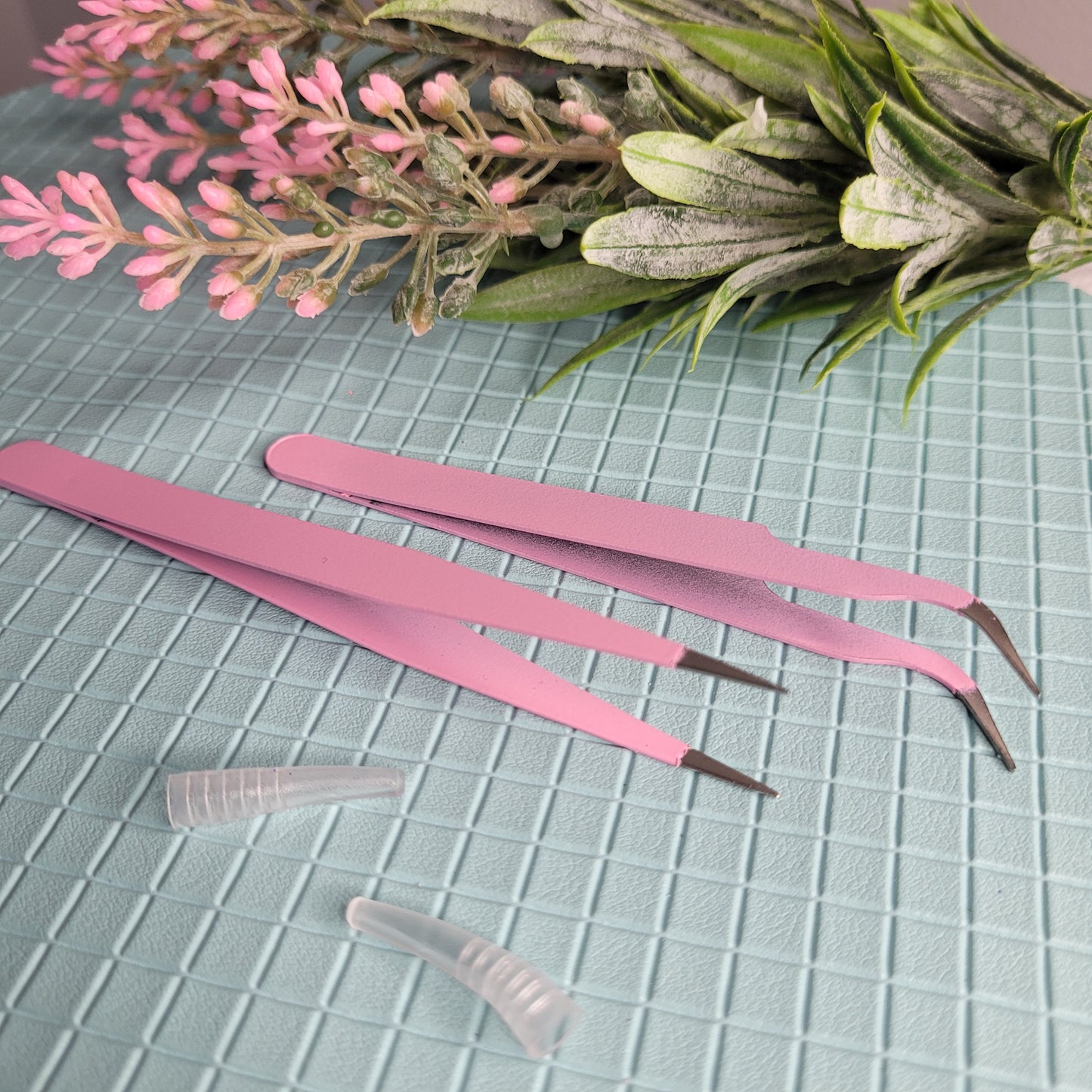 Tweezers / Pink Tweezers / Craft Tweezers / Tools / Sewing Overlocker Tools