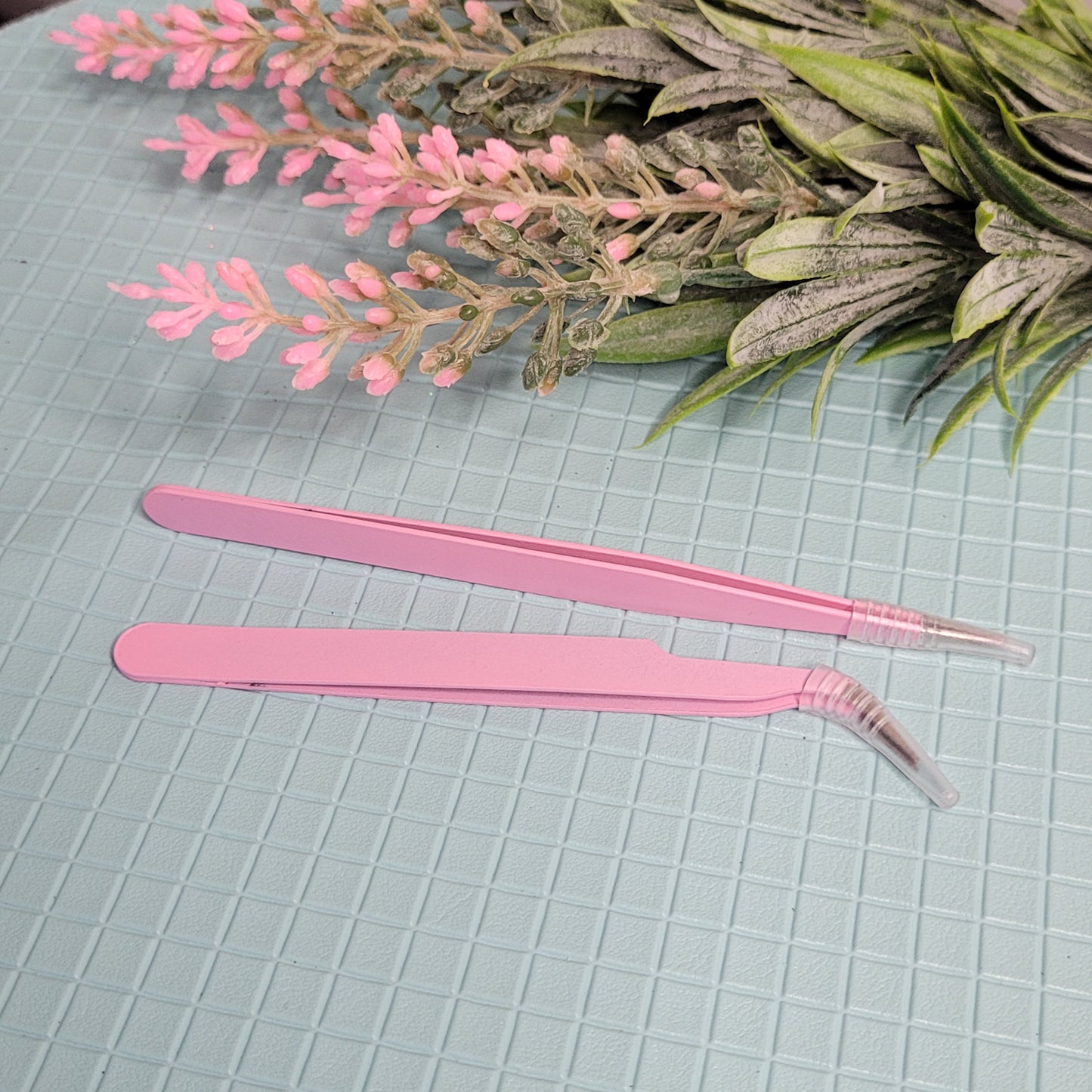 Tweezers / Pink Tweezers / Craft Tweezers / Tools / Sewing Overlocker Tools