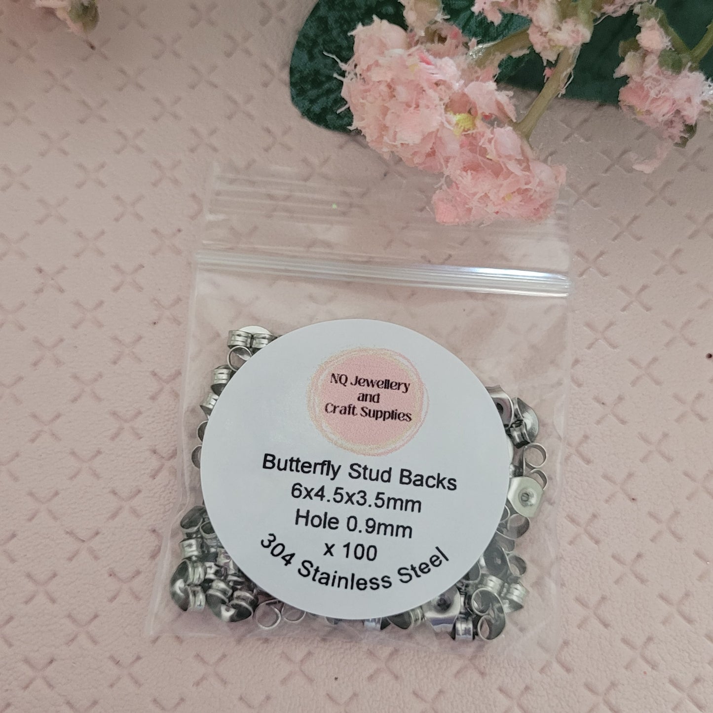 EARRING BACKS Butterfly Earring Backs / Earring Nuts / Stainless Steel