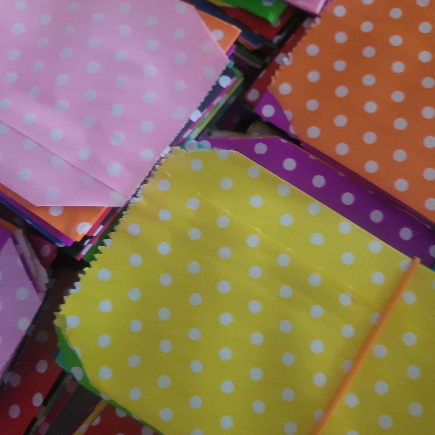 Paper Bags 8x15cm Qty 20 Market Bags Packaging / Multi coloured Selection / Bio Degradable