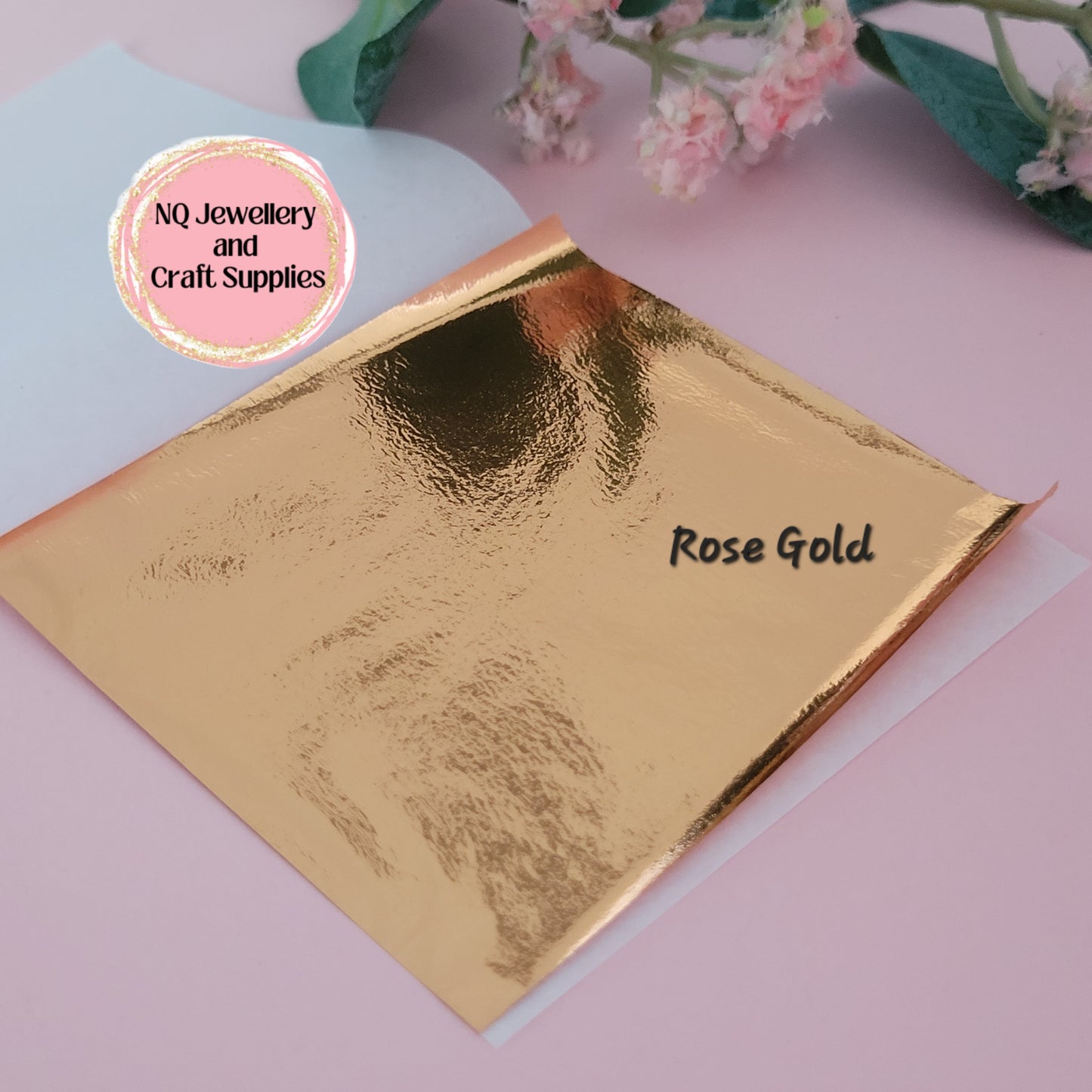 Coloured & Metallic Leaf Foils 10 Sheets for Resin / Polymer Clay / Nail Art / Artwork / Acrylic Resin