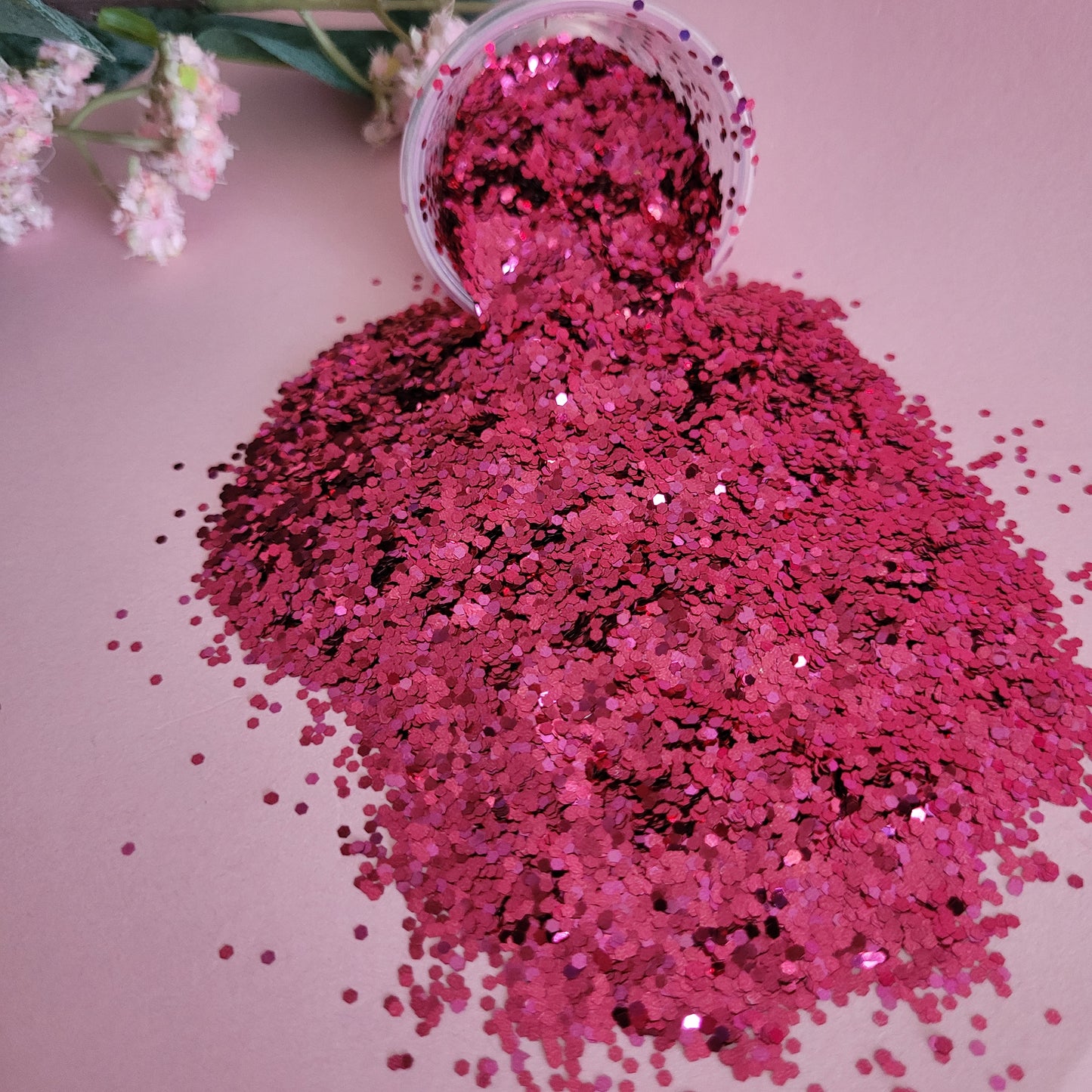 Pink Glitter / Lollypop Pink Grevillea / - Size 1/16 - 20g 50g 100g