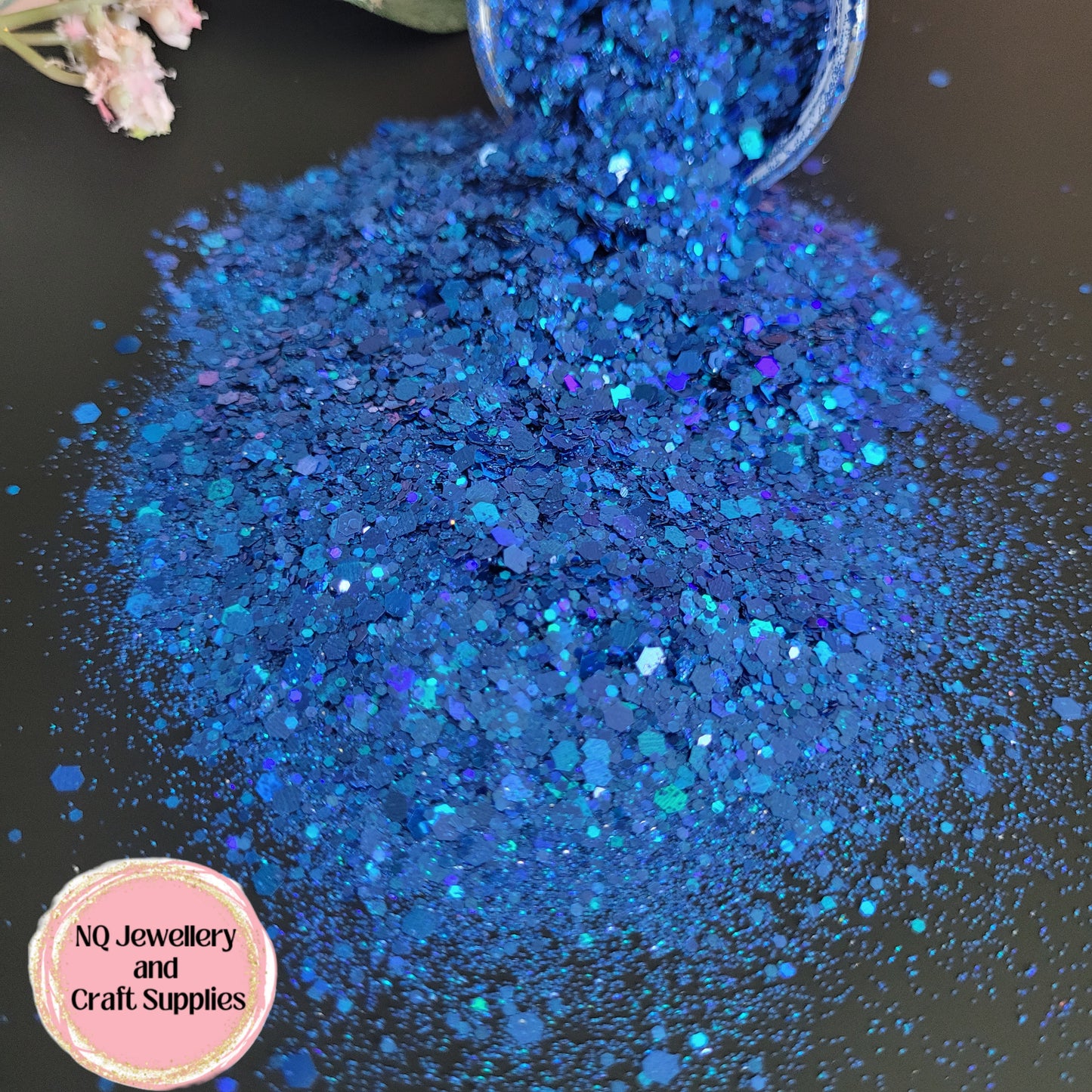 PACIFIC OCEAN / Blue Holographic Chunky Mixed Sized - 20g 50g Bags