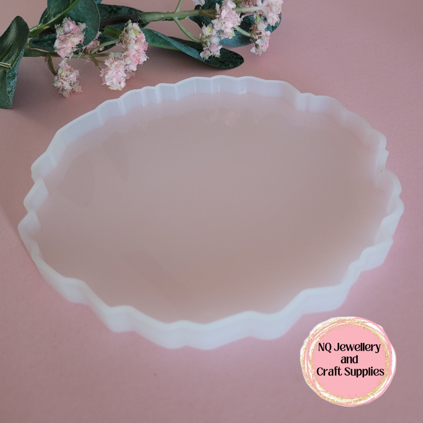 Large Geo Coaster Mould / Silicone / Resin Epoxy Casting Mould / Mold