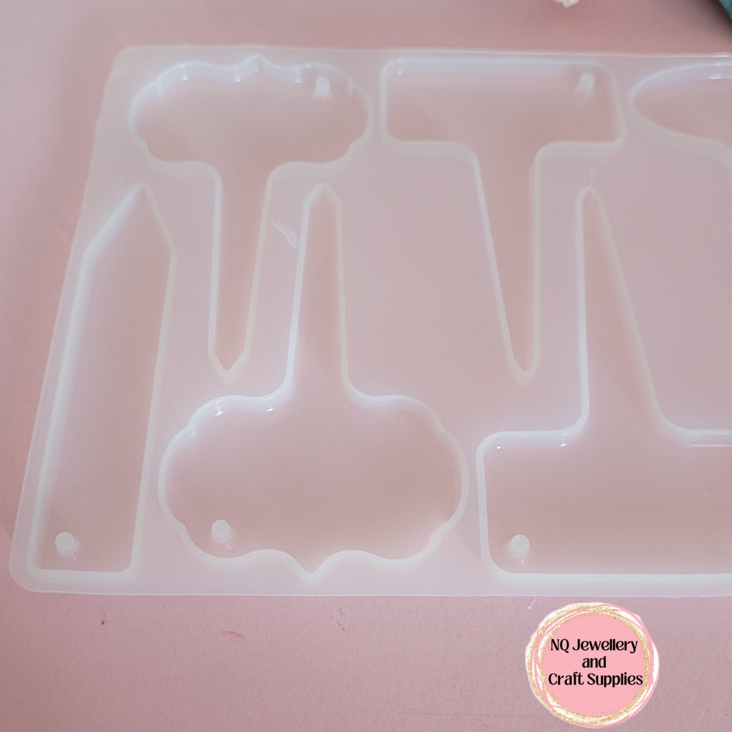 Plant Stake Mould / Silicone / Resin Epoxy Casting Mold / Christmas Gift Ideas