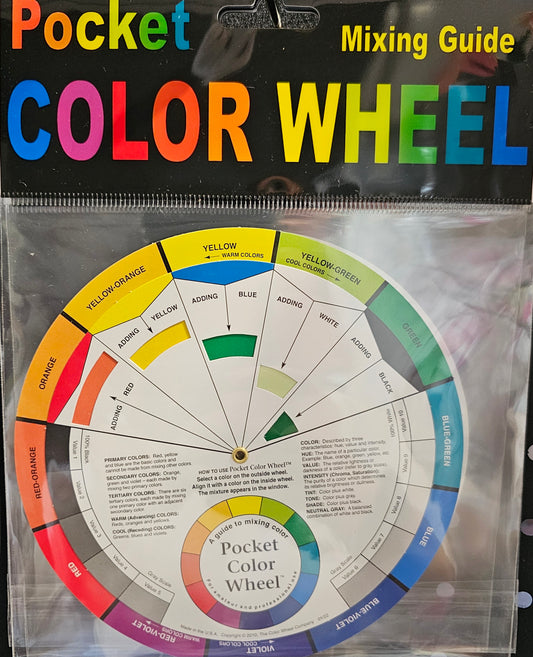 Pocket Colour Wheel - Mixing Guide for use with Resin Pigments / Polymer Clay