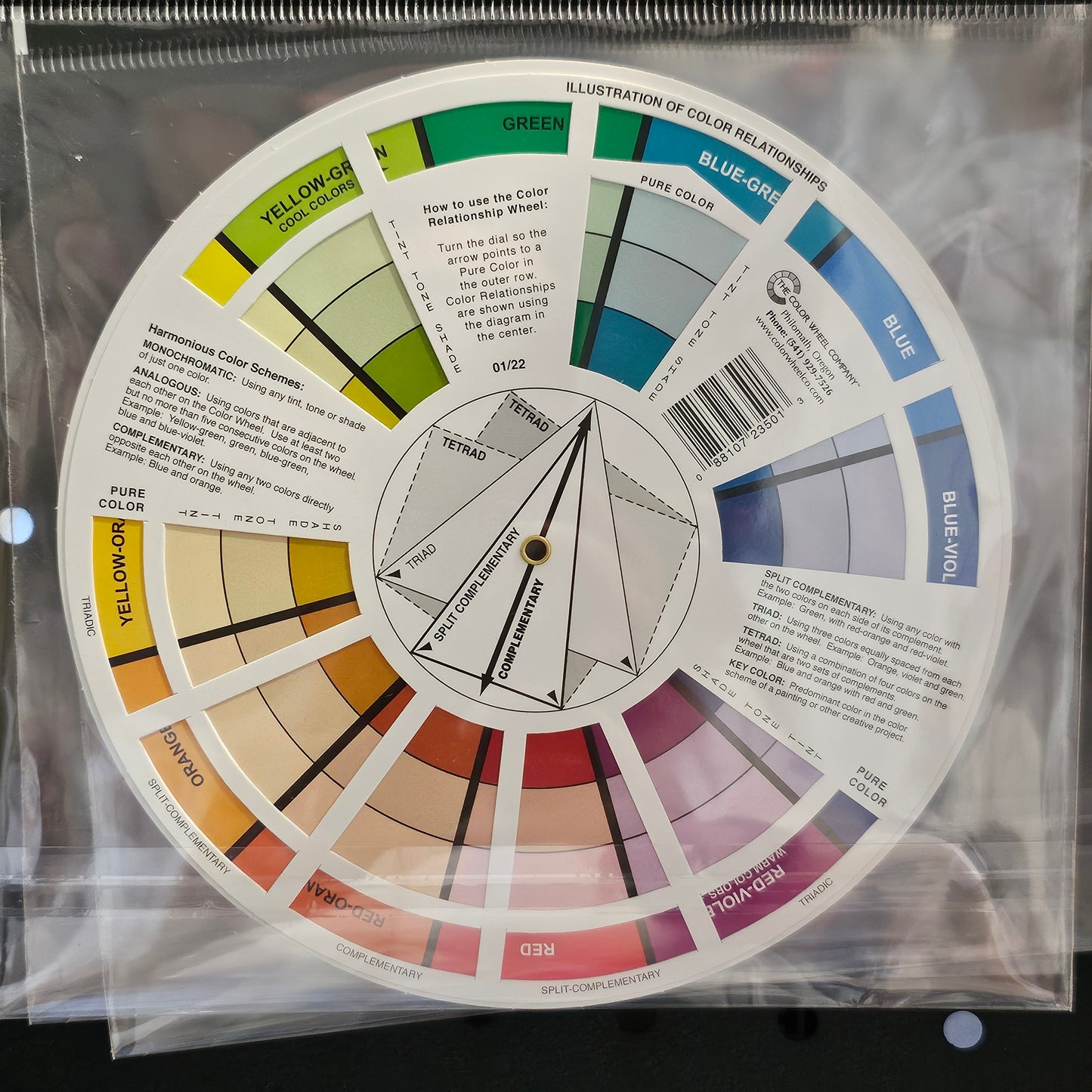 Pocket Colour Wheel - Mixing Guide for use with Resin Pigments / Polymer Clay