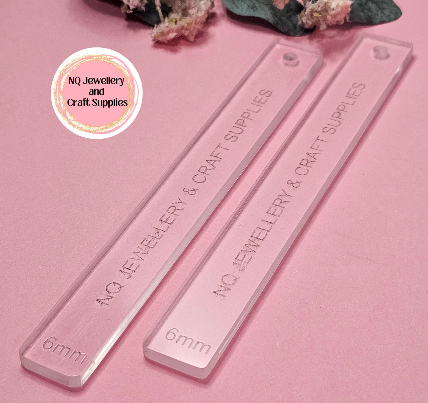 Depth Guides for Polymer Clay / 1 pair / Fondant / Thickness Guides