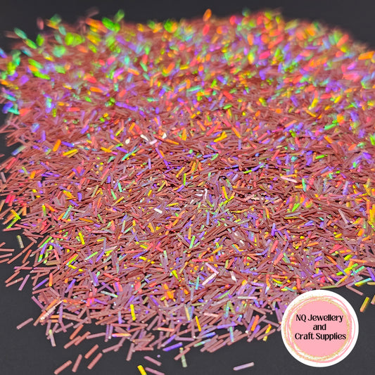 TINSEL PINK Holographic Glitter / SHELL PINK - 20g 50g Bags