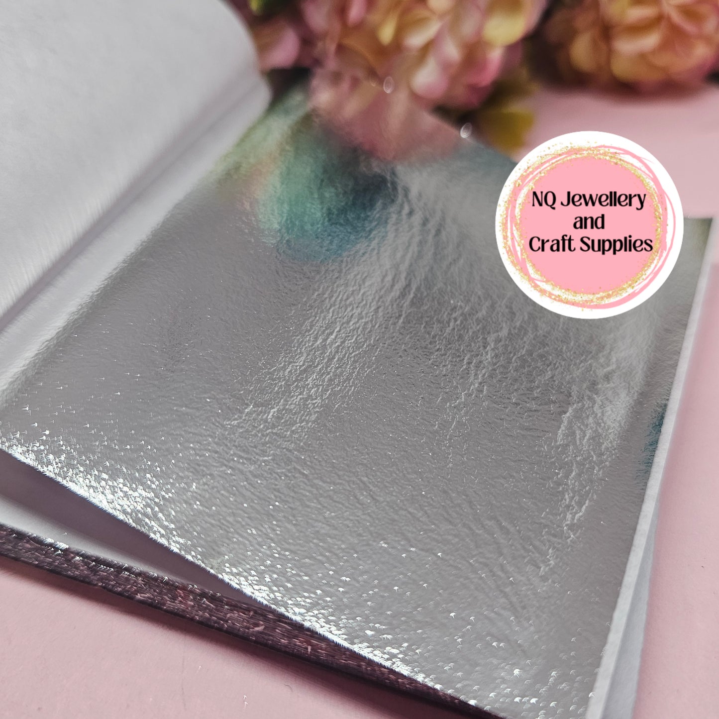 Coloured & Metallic Leaf Foils 10 Sheets for Resin / Polymer Clay / Nail Art / Artwork / Acrylic Resin BULK PURCHASE AVAILABLE