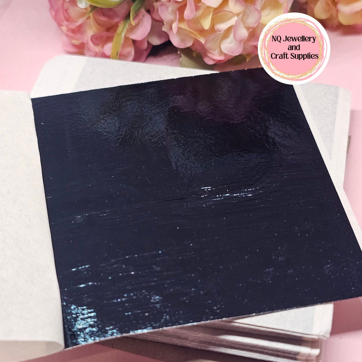 Coloured & Metallic Leaf Foils 10 Sheets for Resin / Polymer Clay / Nail Art / Artwork / Acrylic Resin BULK PURCHASE AVAILABLE