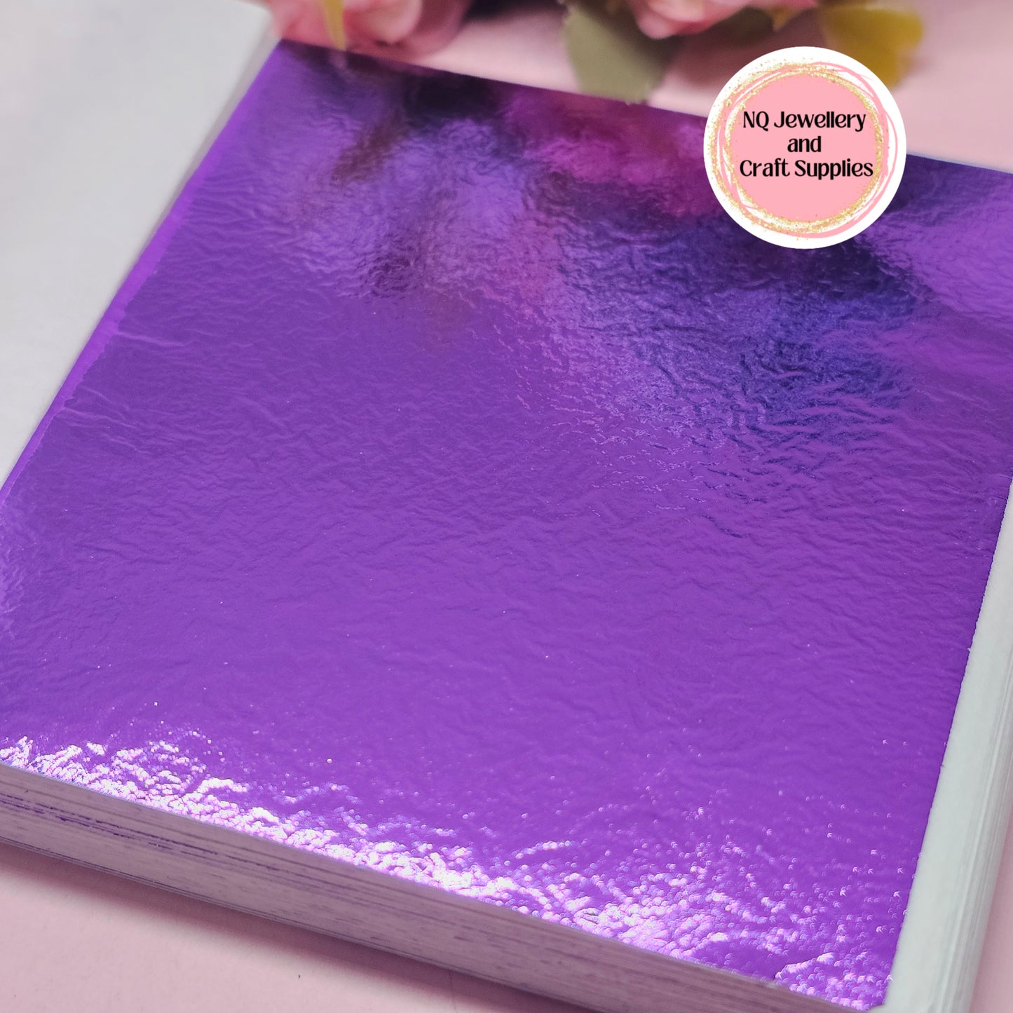 Coloured & Metallic Leaf Foils 10 Sheets for Resin / Polymer Clay / Nail Art / Artwork / Acrylic Resin BULK PURCHASE AVAILABLE