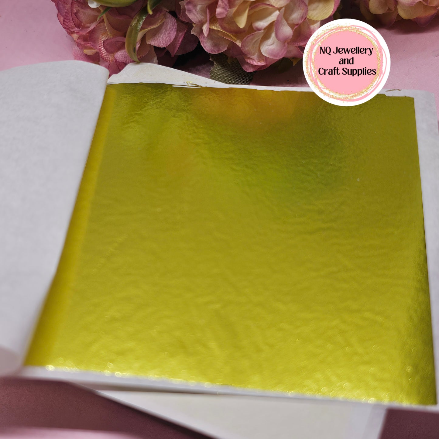 Coloured & Metallic Leaf Foils 10 Sheets for Resin / Polymer Clay / Nail Art / Artwork / Acrylic Resin BULK PURCHASE AVAILABLE