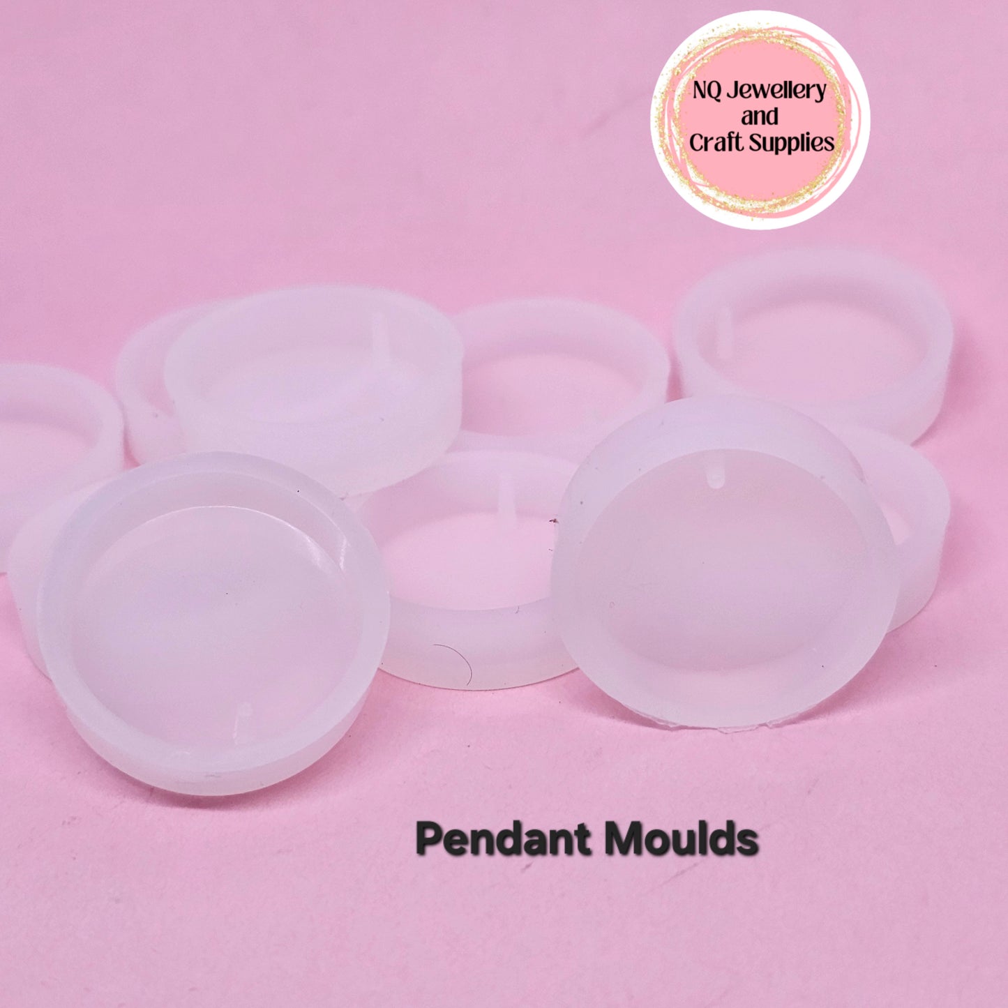 Pendant / Cabochon Moulds Silicone DIY Resin - Pack 10 BULK BUNDLE