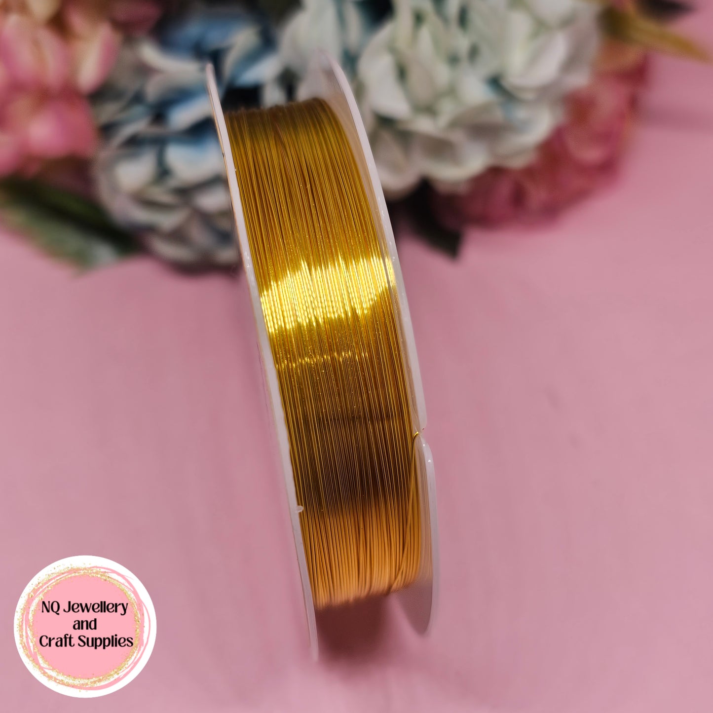 Copper Wire Jewellery 0.3mm Silver, Golden, Light Golden Plated - Beading