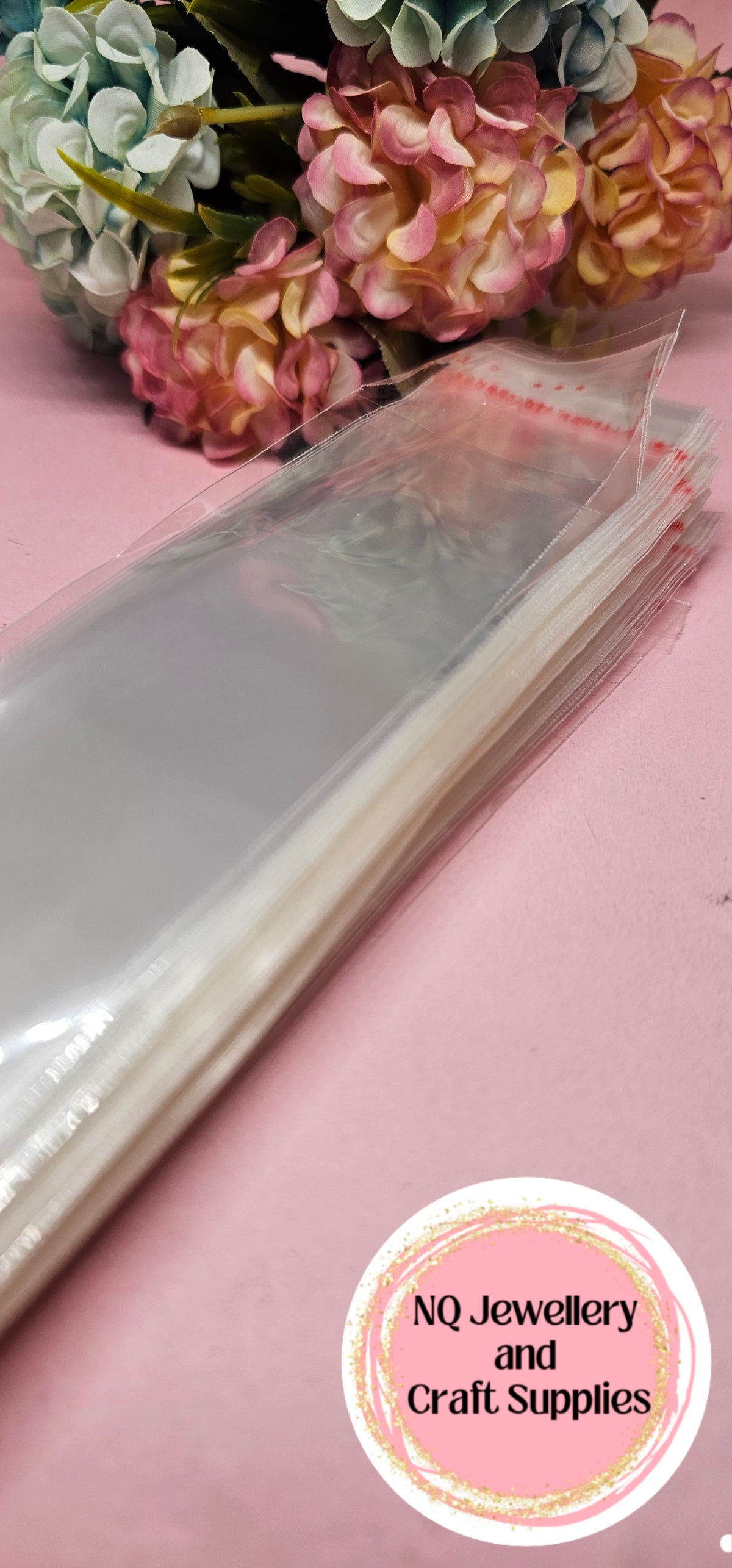 HOLYHO Cellophane Bags 9x12 Inches, Clear Gift Bags Treat Bags Cookie