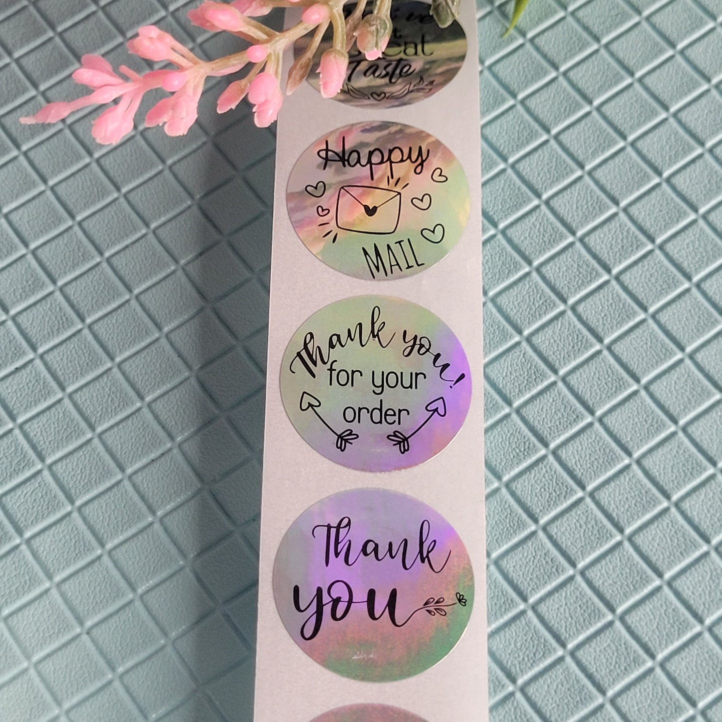 Stickers / 6 Variations of Sayings/ Holographic Shine / Pack of 50
