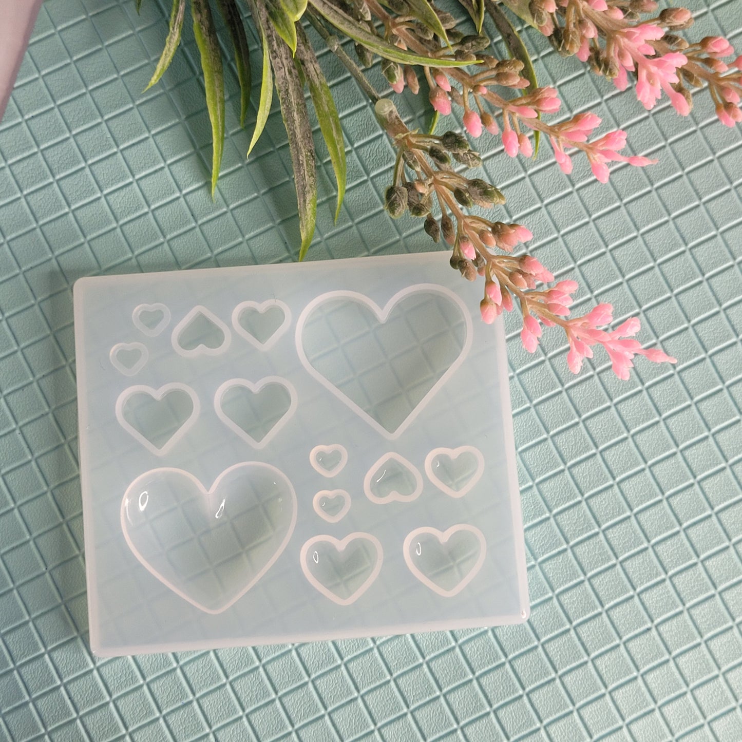 Heart/ Mixed Sized Heart Mould / Silicone / Pocket Hug/ Resin Epoxy Casting Mould / Mold