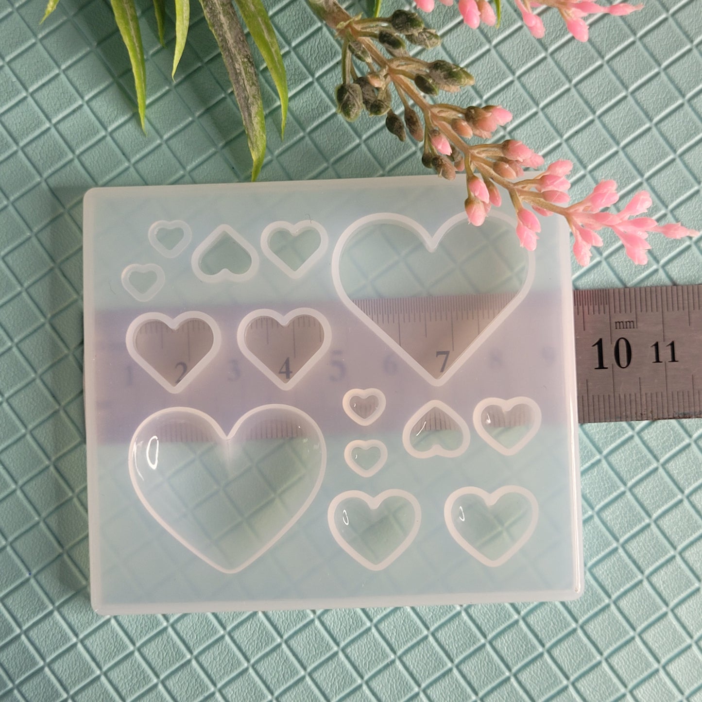 Heart/ Mixed Sized Heart Mould / Silicone / Pocket Hug/ Resin Epoxy Casting Mould / Mold