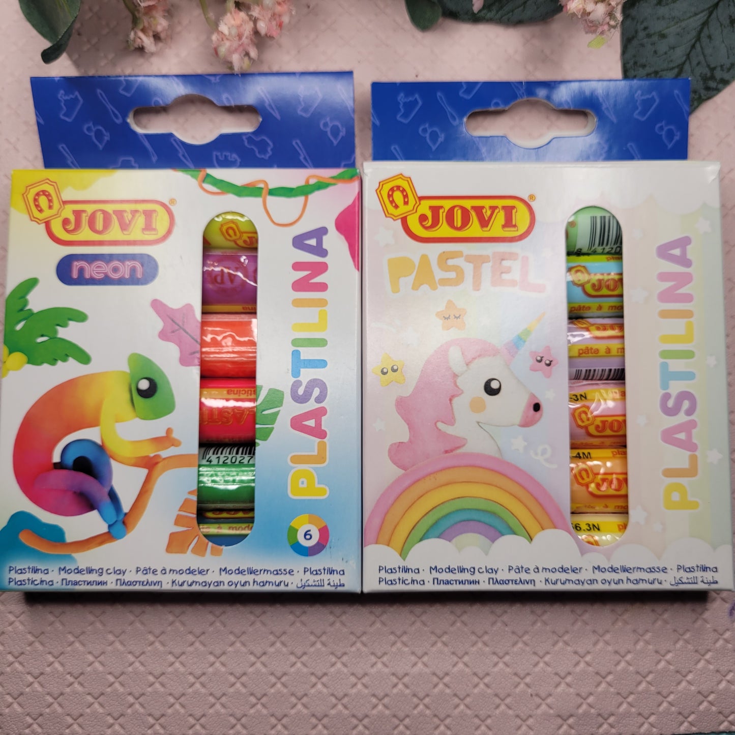 Jovi Plastilina - Neon & Pastel Vegetable Based Modeling Clay