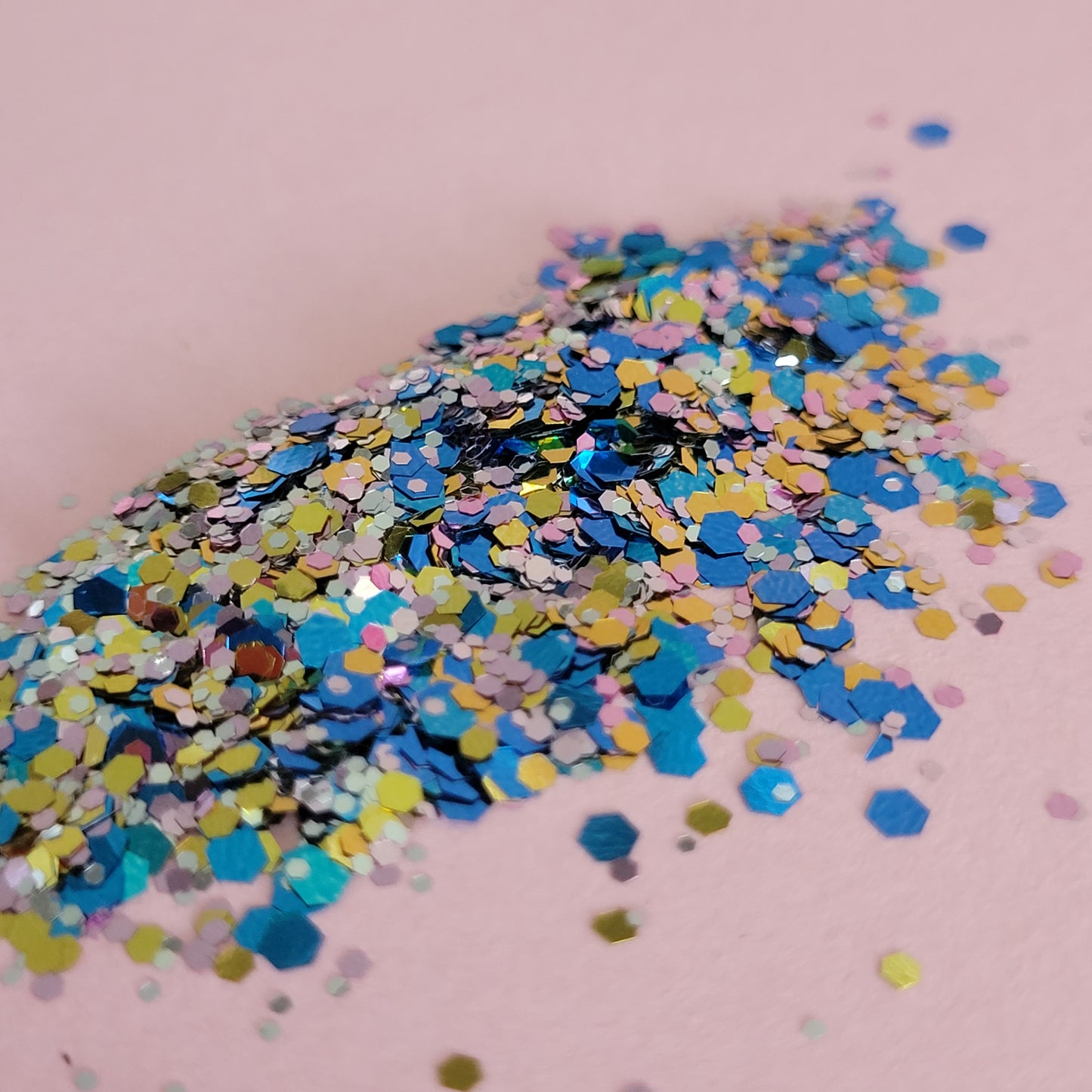 THE JEWEL BOX Glitter / MIX Sized - Aqua, Pink, Gold & Silver Mixed Glitter / 20g, 50g & 100g SALE