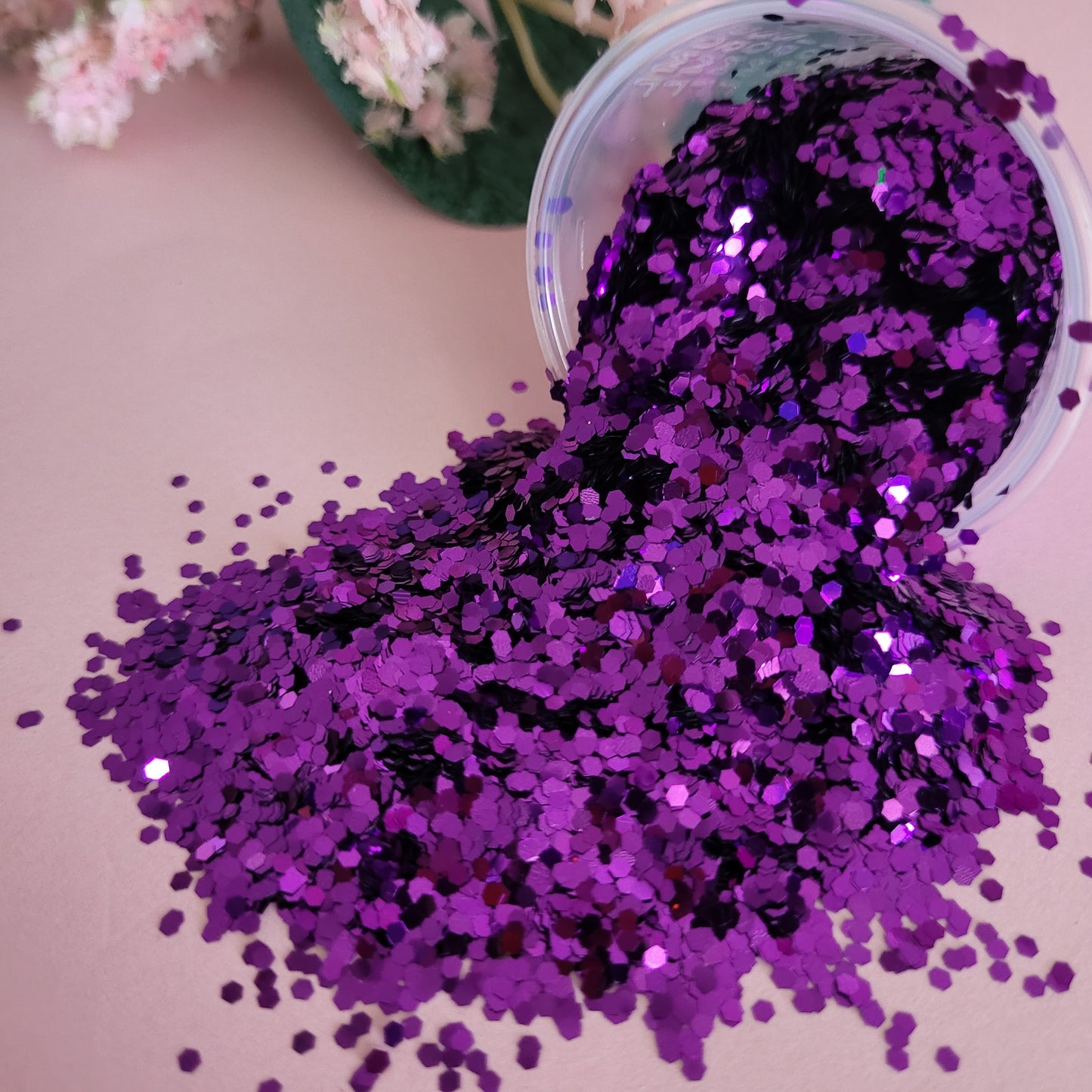 Purple Glitter Nana Karen Size 1/16 - 20g 50g 100g