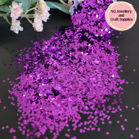 Purple Glitter Nana Karen Size 1/16 - 20g 50g 100g