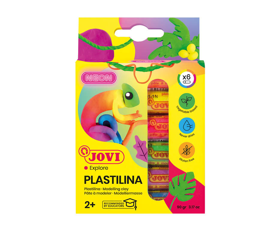 Jovi Plastilina - Neon & Pastel Vegetable Based Modeling Clay